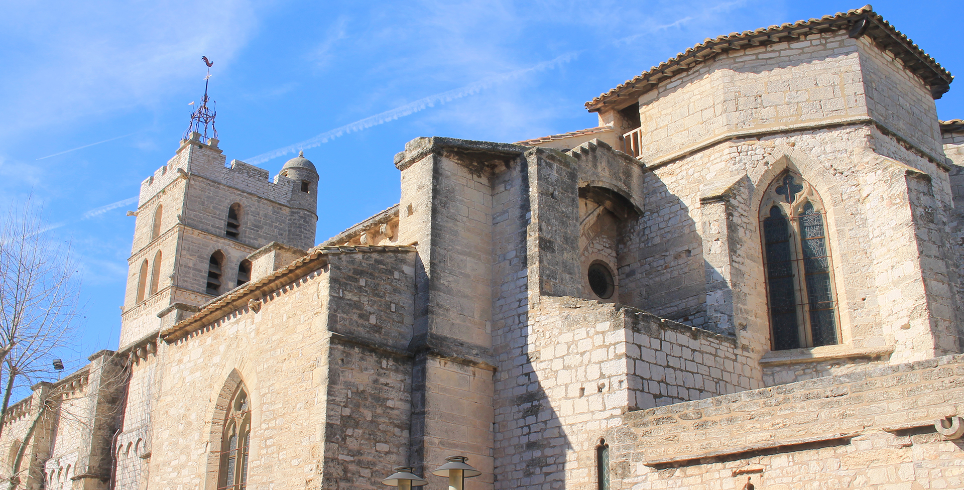 Saint Paul church in Frontignan, a a seaside resort in the Mediterranean sea, Herault, Occitanie, France